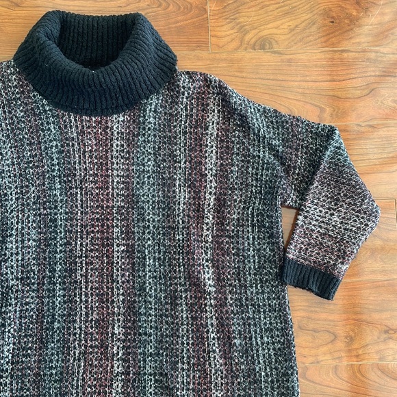 COPY - Pure Jill Knit Three Quarter Length Sleeve Cowl Neck Oversized Sweater - Picture 2 of 11